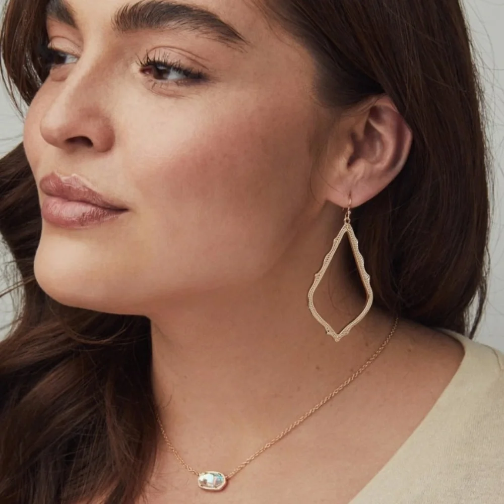Kendra Scott Sophee drop earrings in gold - Picture 3 of 5